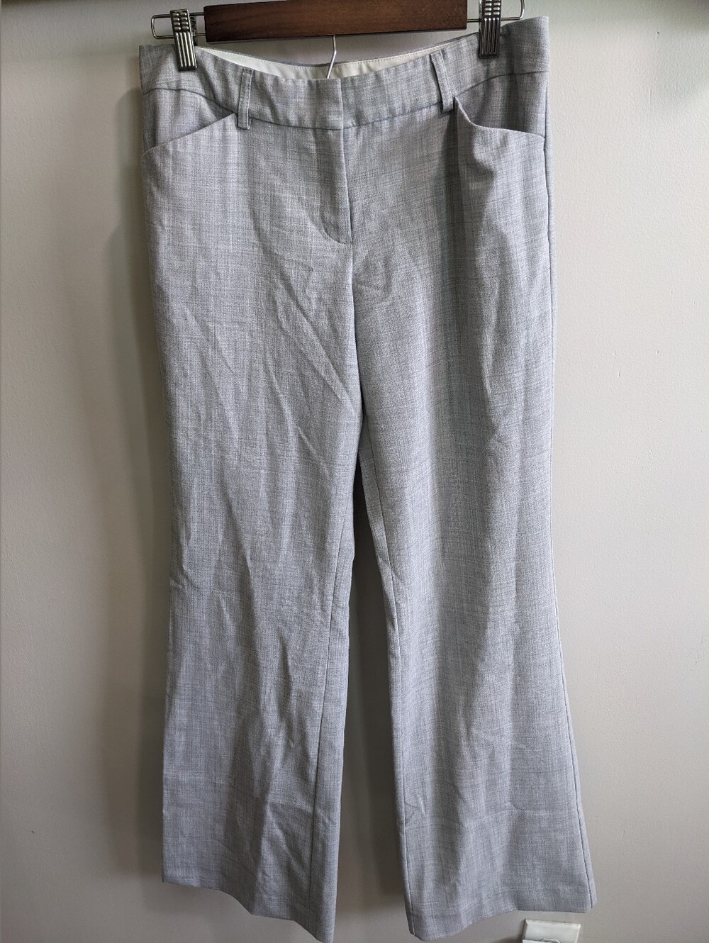 Express Design Studio Editor 6L Light Grey Dress Pant Slack
